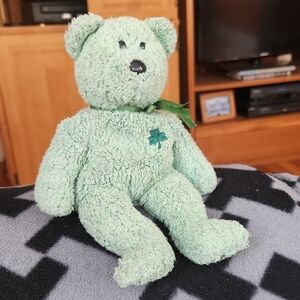 St Patricks Day Beanie Bear